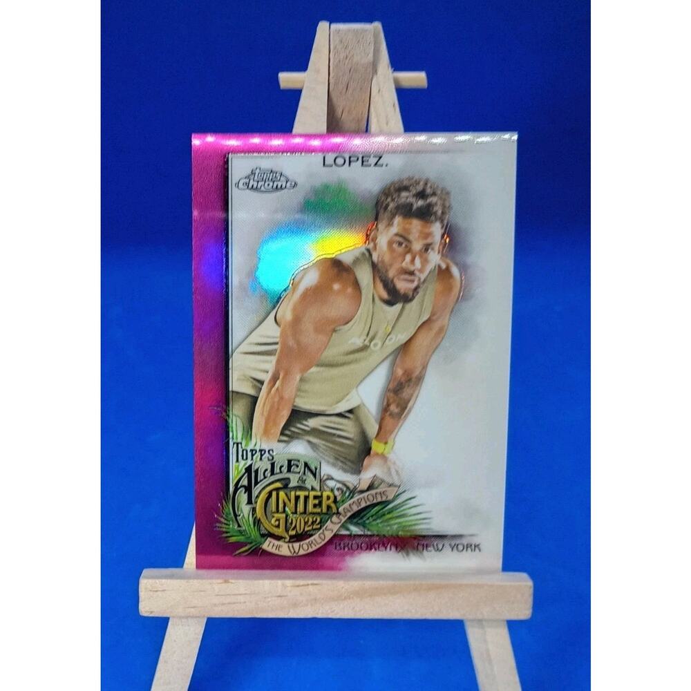 2022 Topps Allen & Ginter Chrome Blue Refractor #194 Rad Lopez SP 94/199